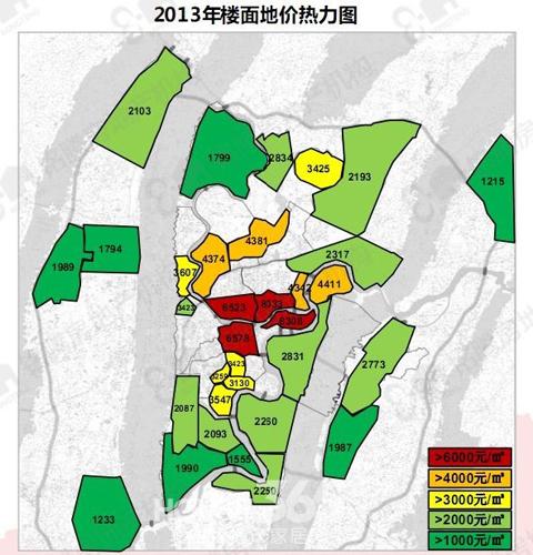 2013重庆土地市场成交首破千亿 供应高峰长达2个季度图片